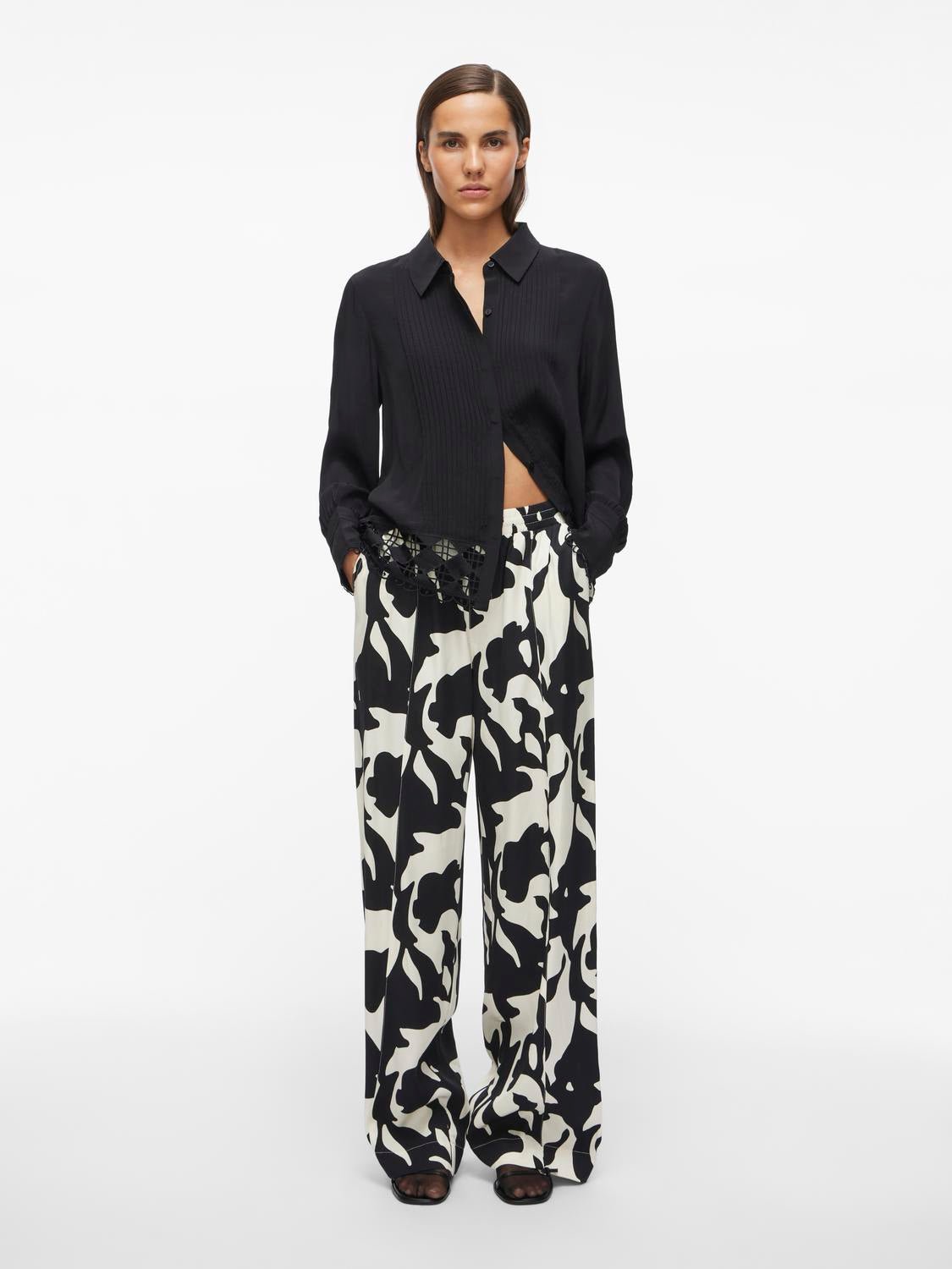 ROUAMBRE Trousers - Birch - VERO MODA & VILA Bergvik